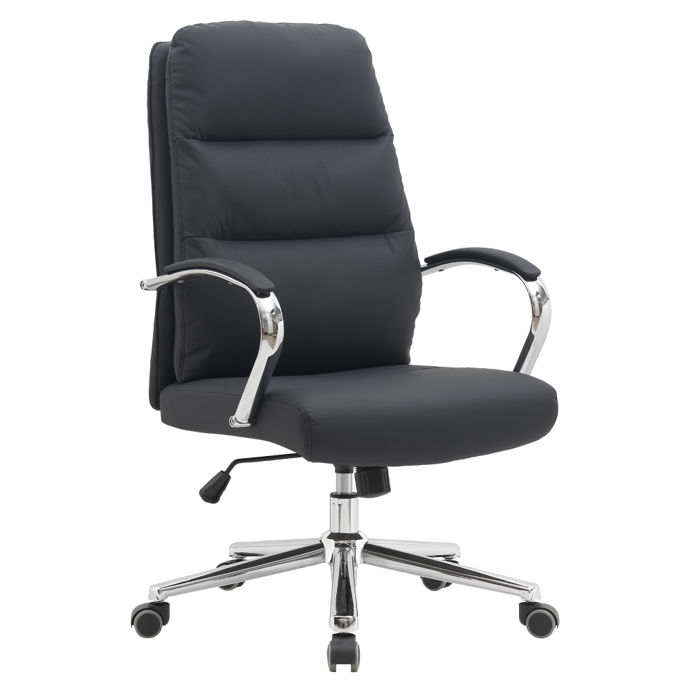 Scaun de birou ADMON, negru/crom