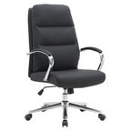 Scaun de birou ADMON, negru/crom