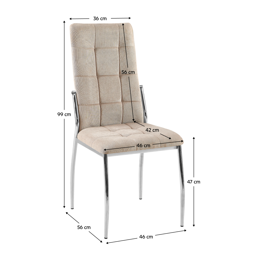Scaun tapitat ADORA 2 NEW, vedere 2