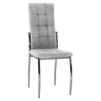Scaun ADORA 2 NEW, tesatura gri/metal