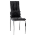 Scaun ADORA 2 NEW, tesatura gri inchis/metal