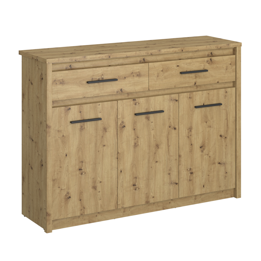 Comoda 3D2S AIRON, stejar Artisan