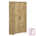 Dulap de colt 2D AIRON, stejar Artisan