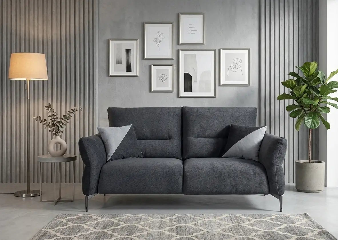 Canapea 3 locuri, cu recliner electric si 1 fotoliu rotativ ,Alex – Maxinova (imaginea 3)
