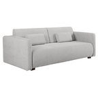 Canapea extensibila ALIBA, gri deschis