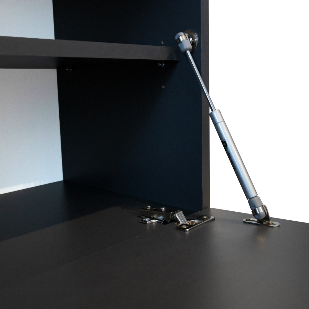 Mobilier hol ALIVA, antracit lucios / stejar artisan