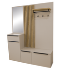 Mobilier hol ALIVA, mat / stejar artisan
