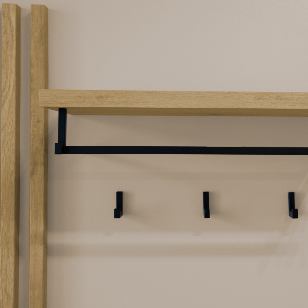 Mobilier hol ALIVA, mat / stejar artisan