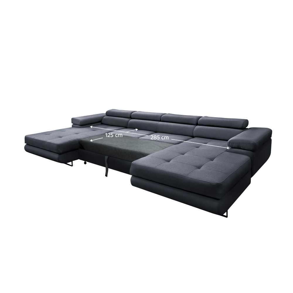 Coltar in forma de U extensibil AMARETA, vedere 4