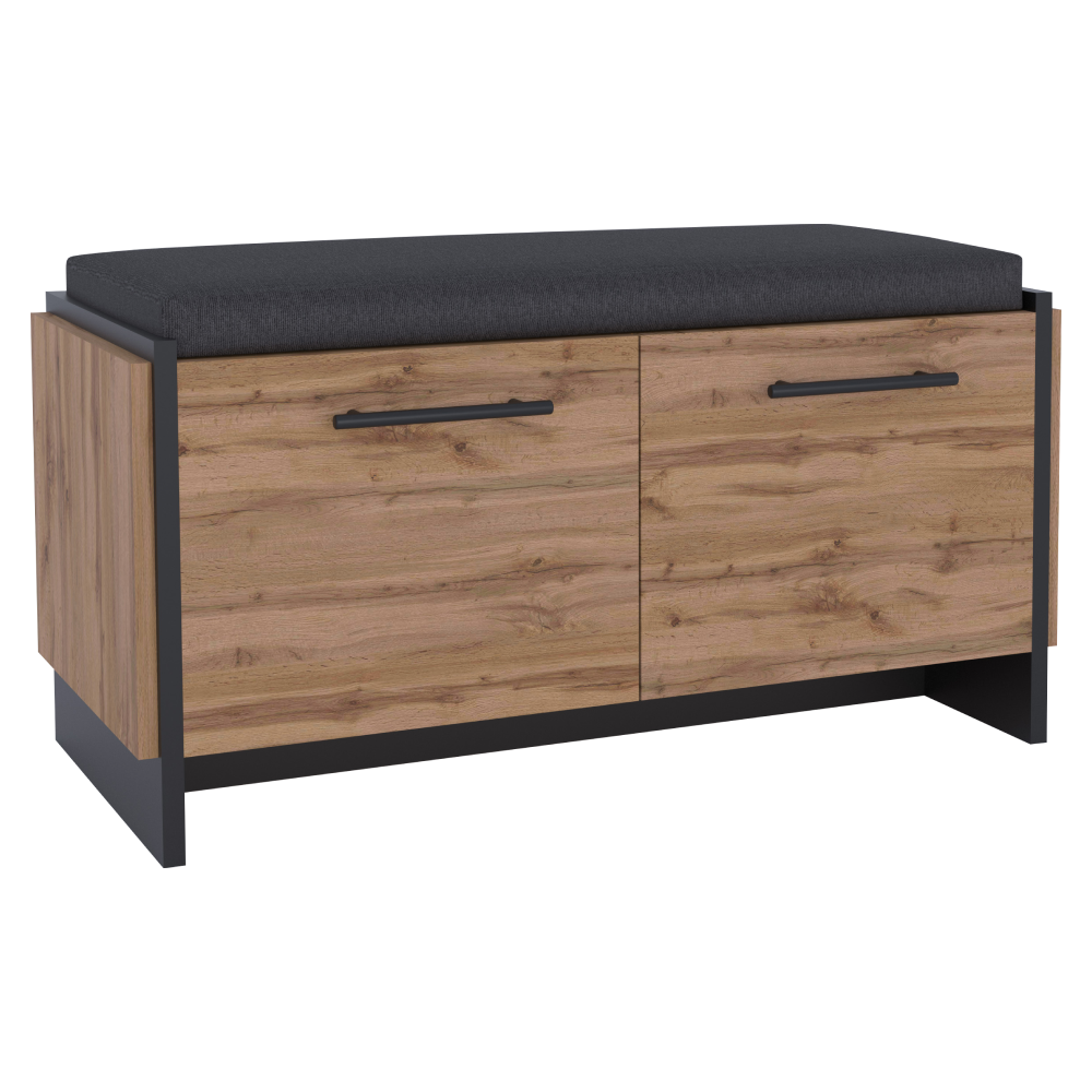 Pantofar AMONI 2D, stejar wotan/negru