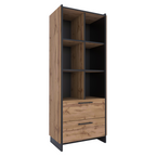 Raft deschis AMONI 2S, stejar wotan/negru