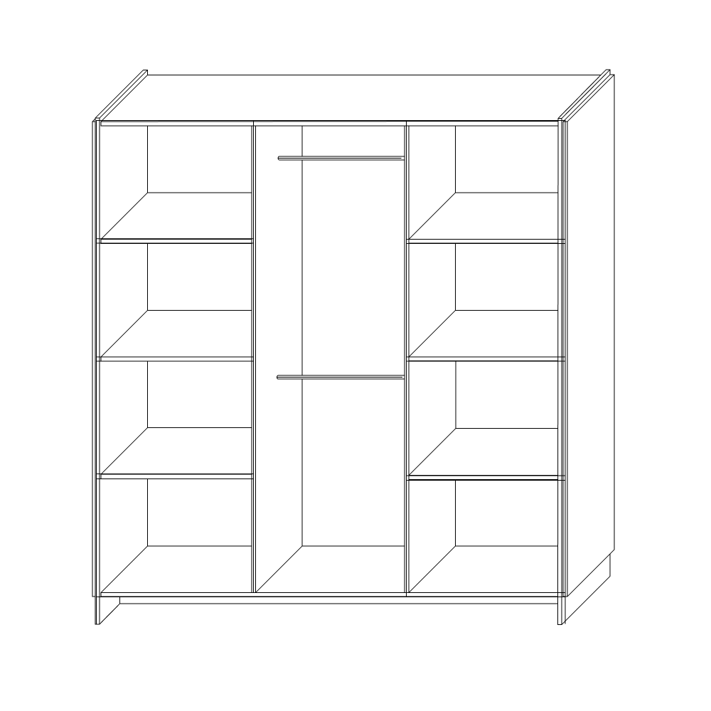 Dulap AMONI 3D, vedere 4