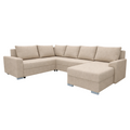 Set de canapea universala ANDRESO U UNI, bej