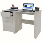 Birou PC ANGEL, alb kraft