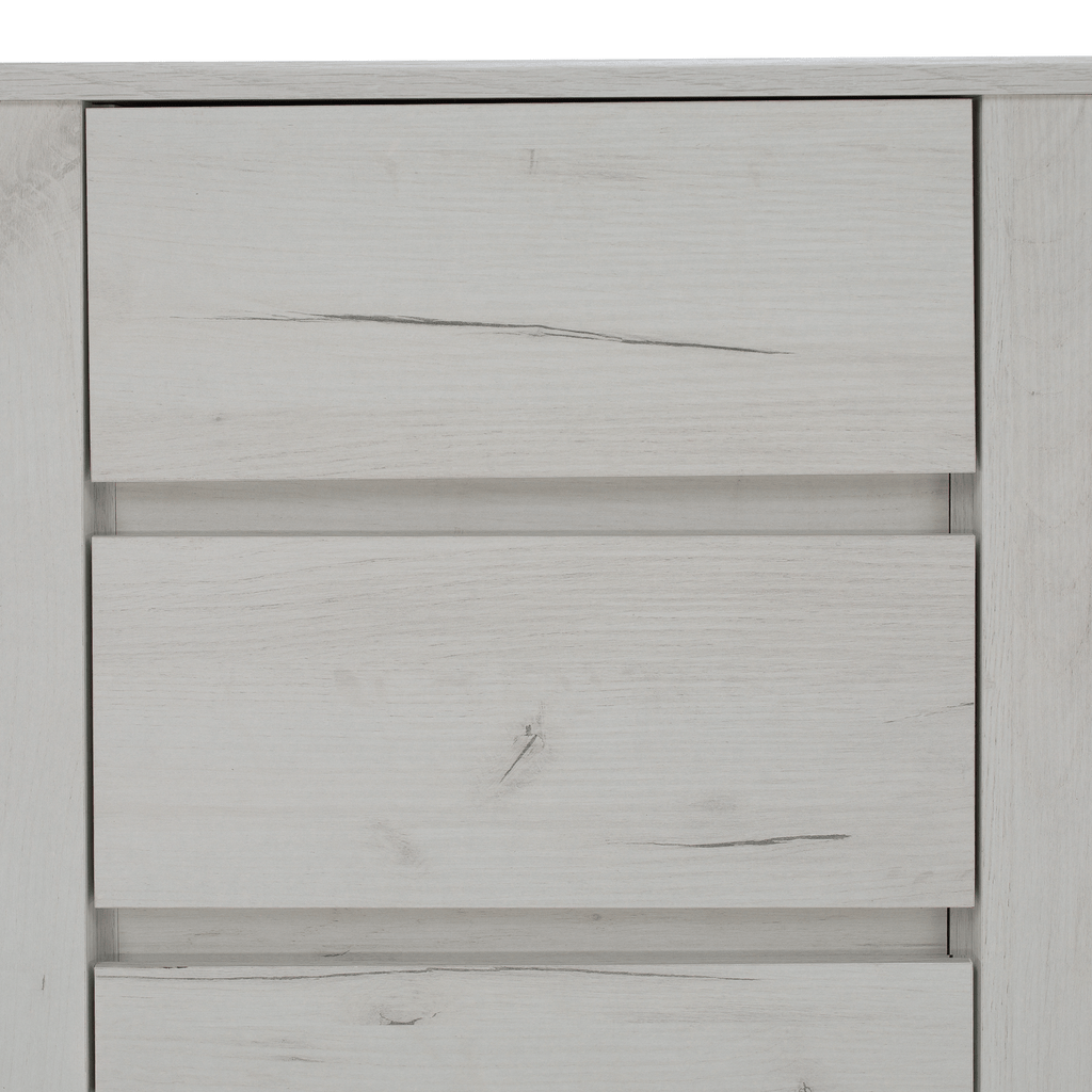 Birou PC ANGEL, alb kraft