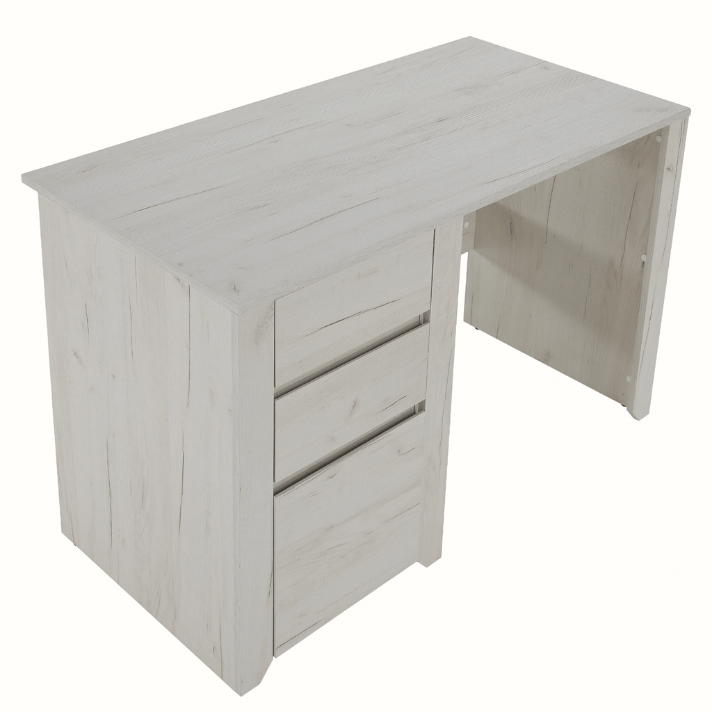 Birou PC ANGEL, alb kraft