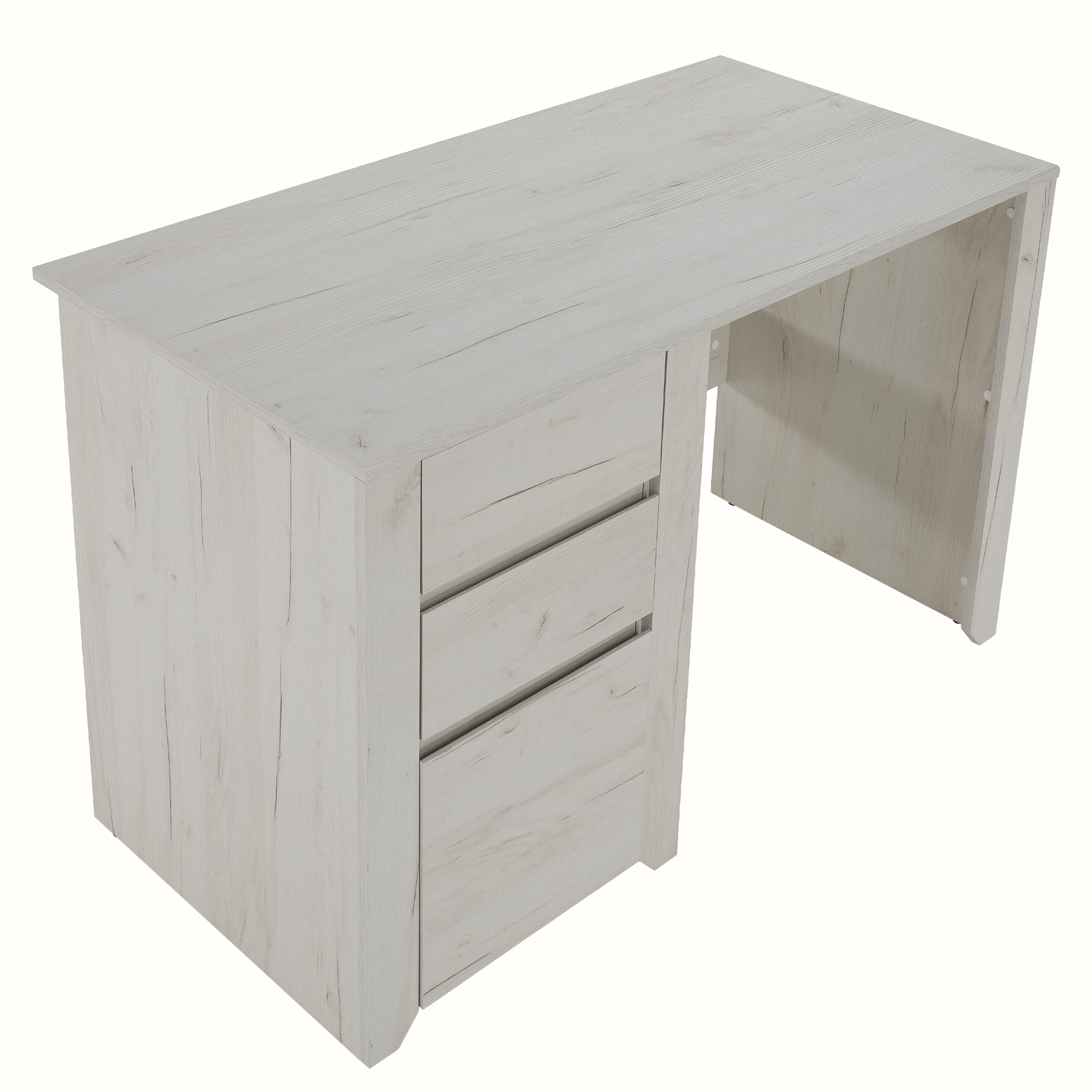 Birou PC ANGEL, alb kraft
