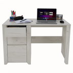 Birou PC ANGEL, alb kraft