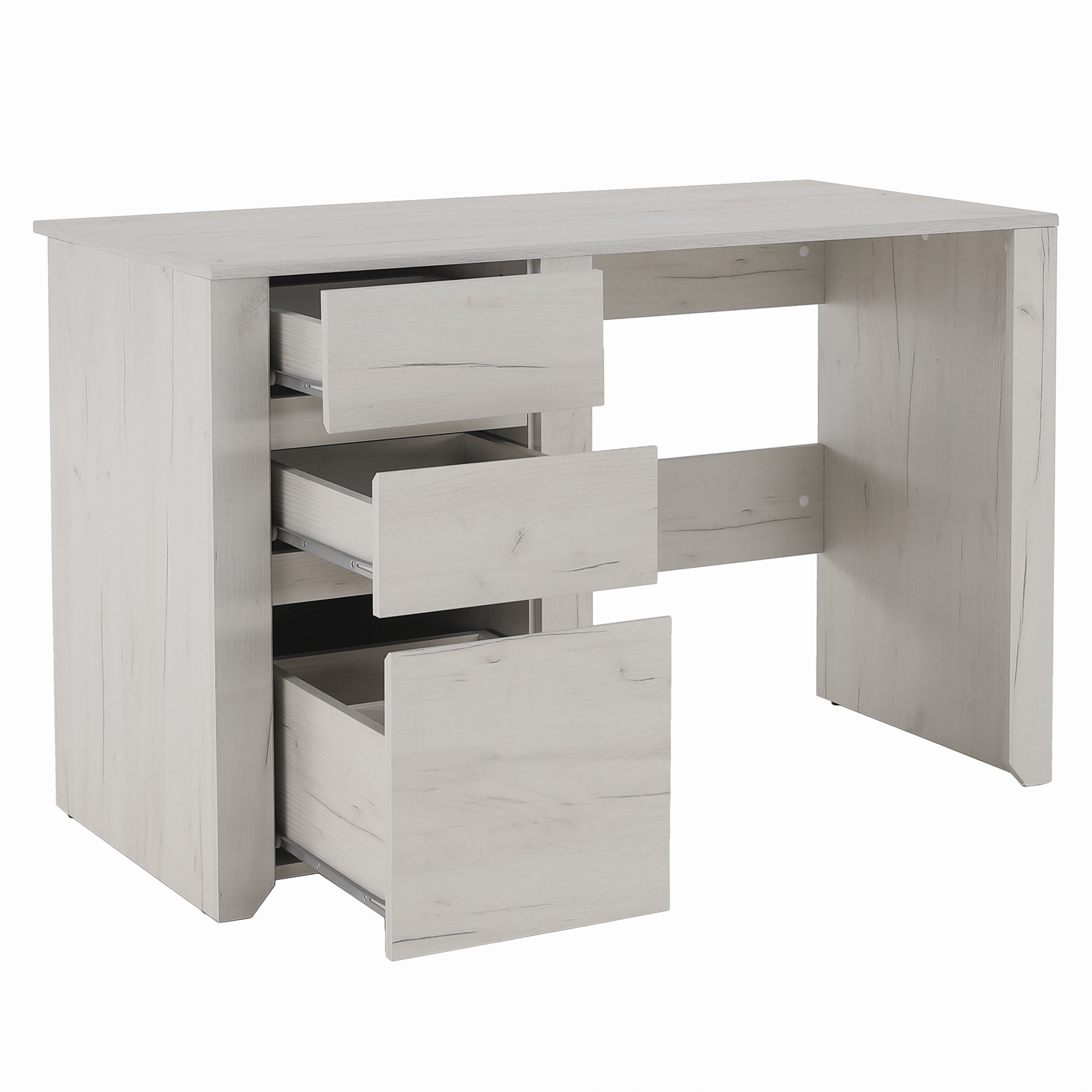 Birou PC ANGEL, alb kraft