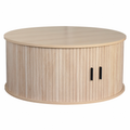 Masuta de cafea ARIANE, rotunda, stejar