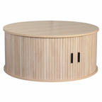 Masuta de cafea ARIANE, rotunda, stejar