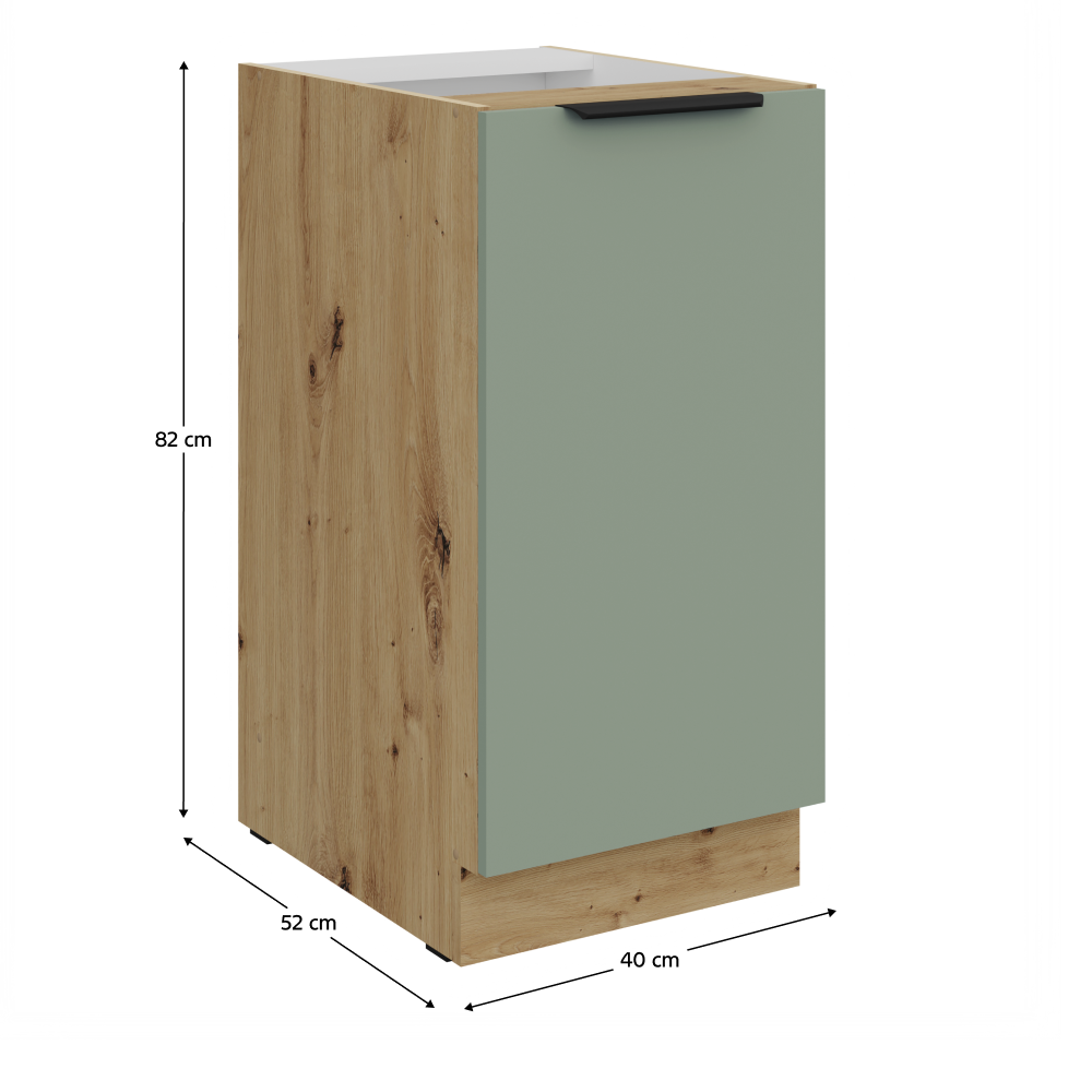 Dulap bucatarie modular ARSANY 40 D 1F BB, vedere 3