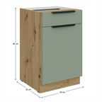 Dulap bucatarie modular ARSANY 50 D 1F 1S BB, vedere 3
