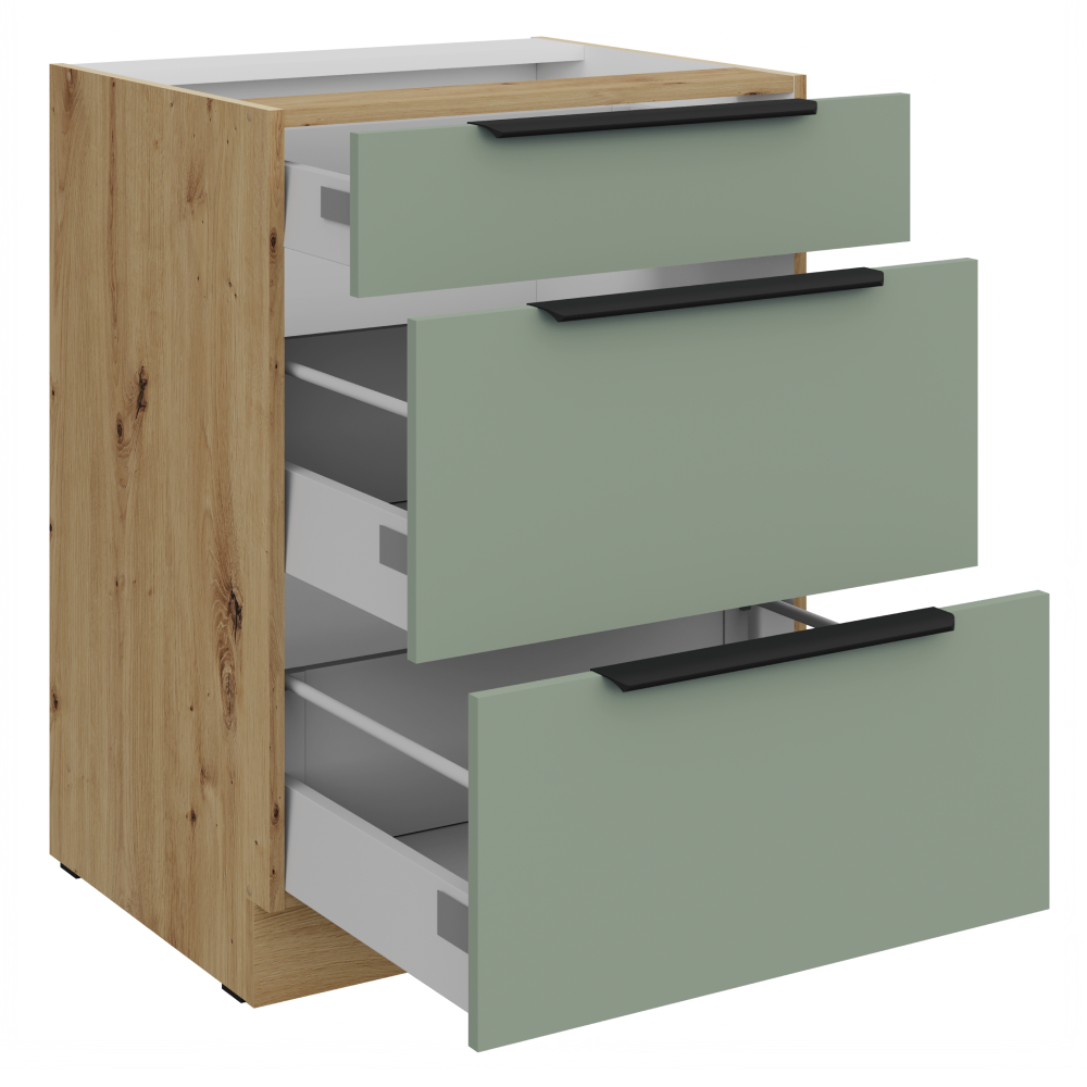 Dulap bucatarie modular ARSANY 60 D 3S BB, vedere 4