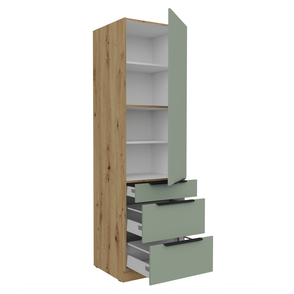 Dulap bucatarie modular ARSANY 60 DKS-210 3S1F, vedere 4