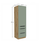 Dulap bucatarie modular ARSANY 60 DKS-210 3S1F, vedere 3