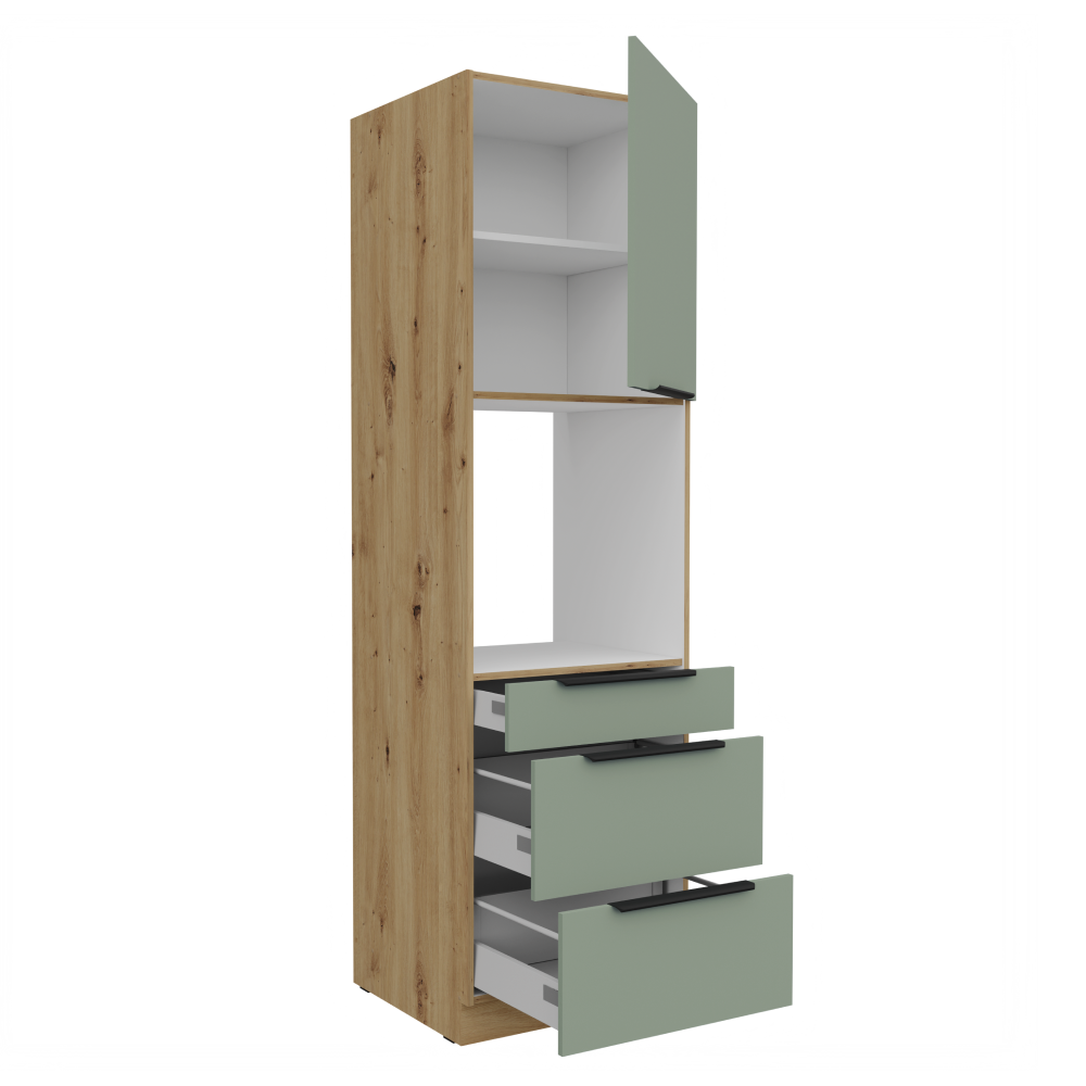 Dulap bucatarie modular ARSANY 60 DPS-210 3S1F, vedere 4