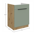 Dulap bucatarie modular ARSANY 60 ZL 1S BB, vedere 3