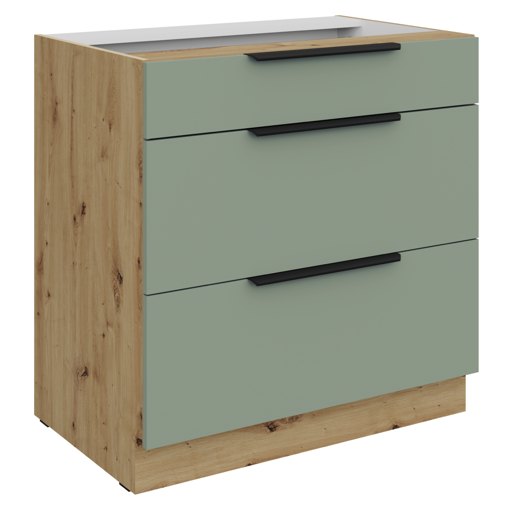Dulap bucatarie modular ARSANY 80 D 3S BB, vedere 2