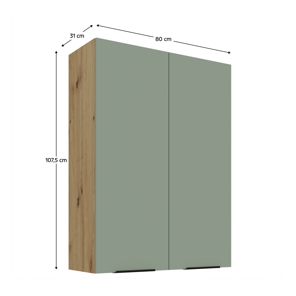 Dulap bucatarie modular ARSANY 80 G-108 2F, vedere 3