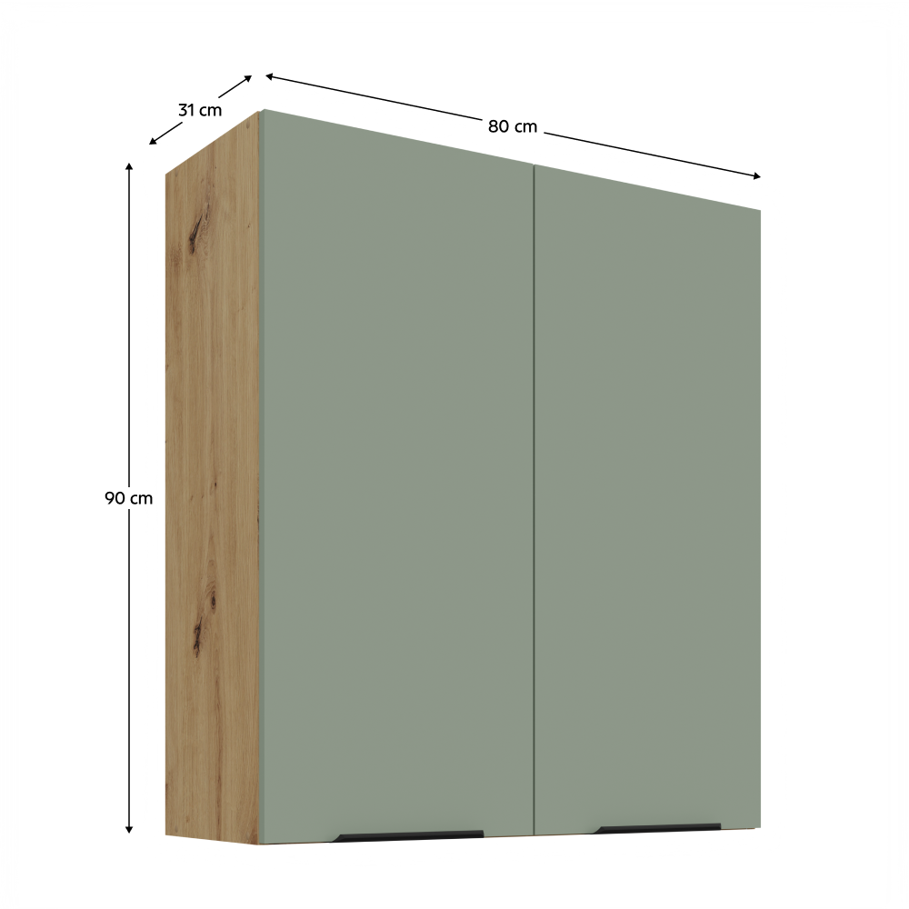 Dulap bucatarie modular ARSANY 80 G-90 2F, vedere 3