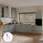 Dulap bucatarie modular ARSANY 45 G-108 1F, vedere 2