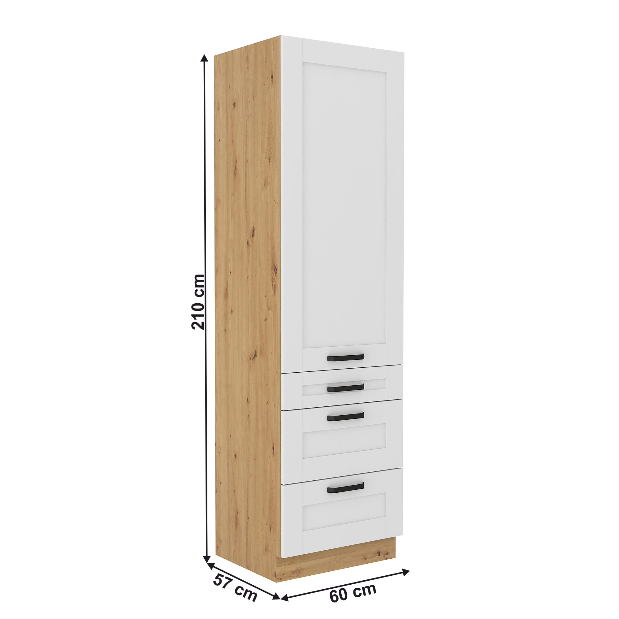 Dulap bucatarie modular LULA 60 DKS-210 3S 1F, vedere 5