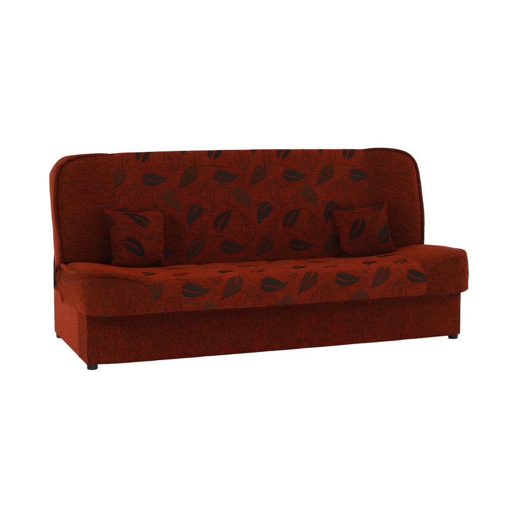 Canapea extensibila ASIA NEW, material textil caramiziu/model