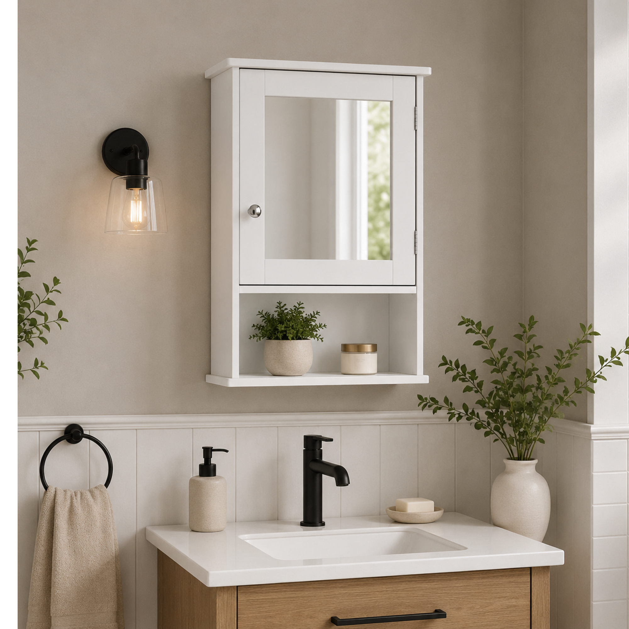 Mobilier baie ATENE, alb