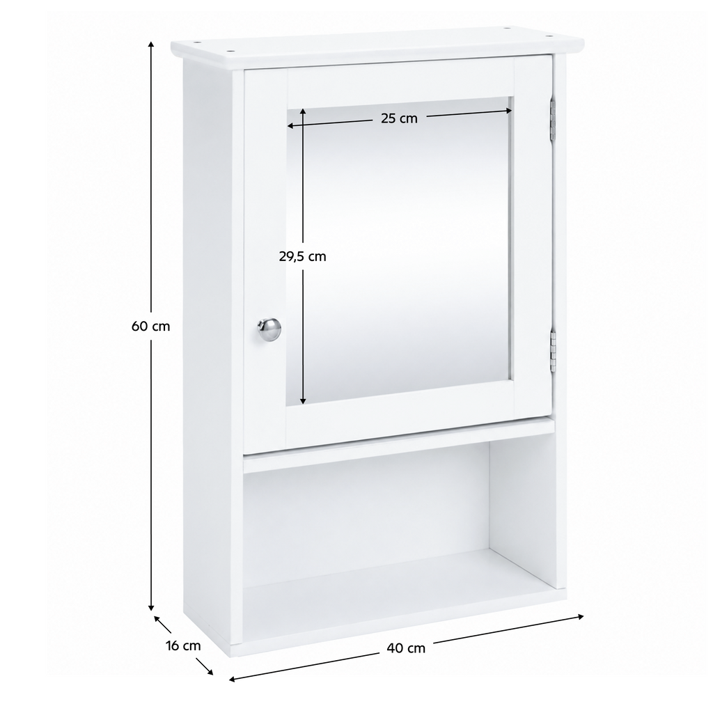 Mobilier baie ATENE, alb