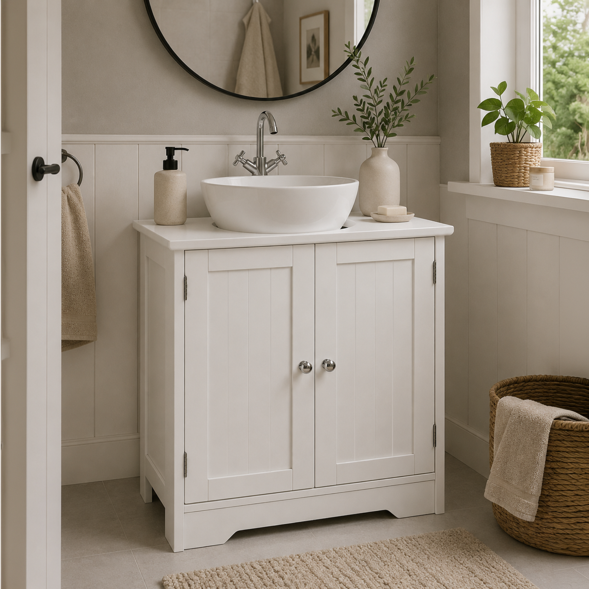 Mobilier baie ATENE, alb