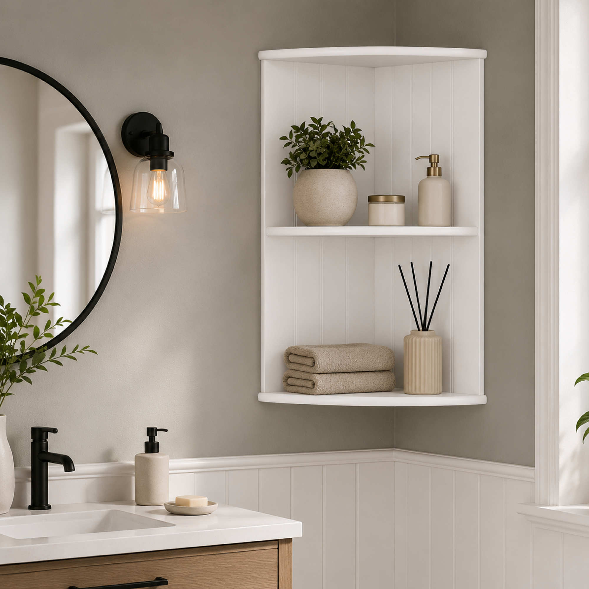Mobilier baie ATENE, alb