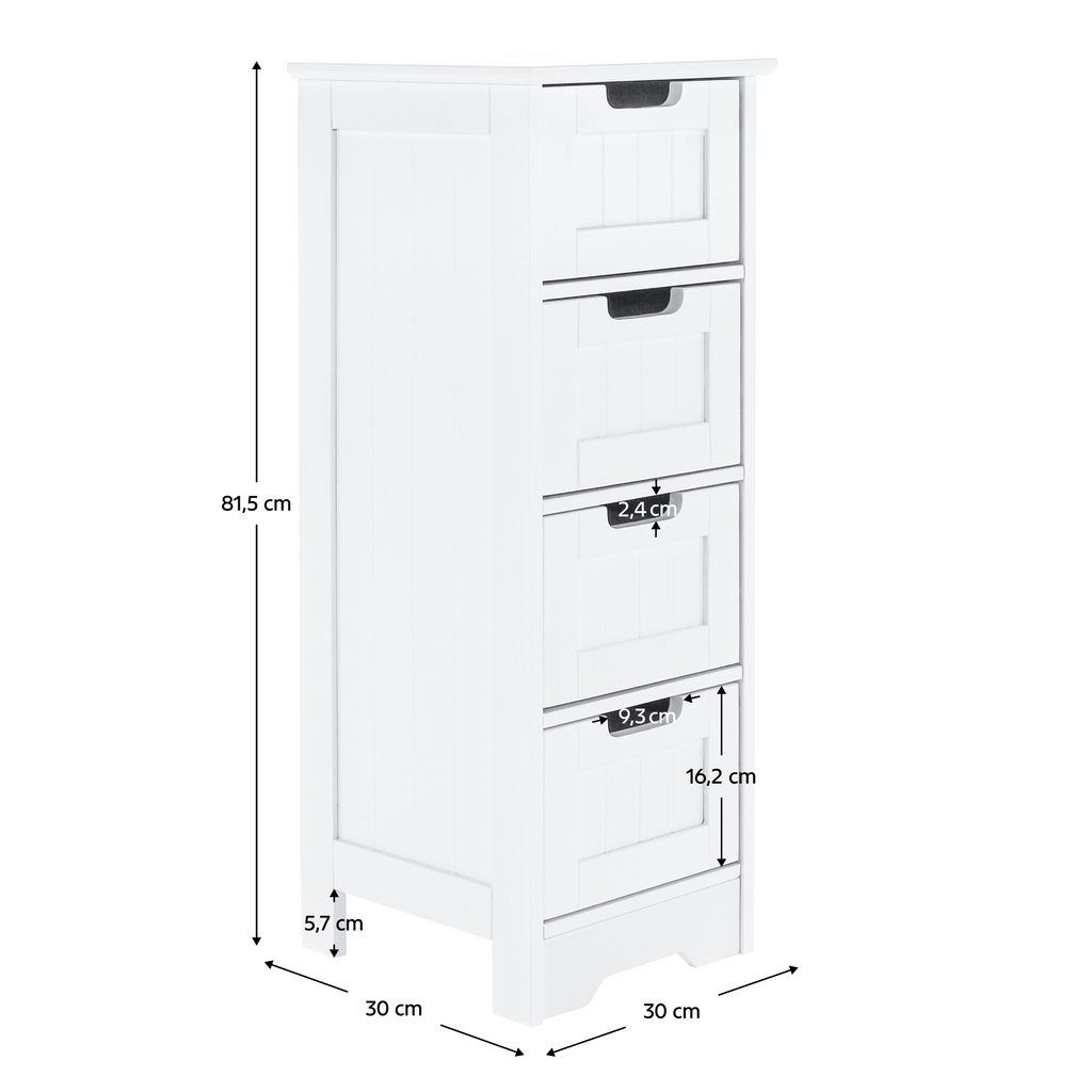 Mobilier baie ATENE, alb