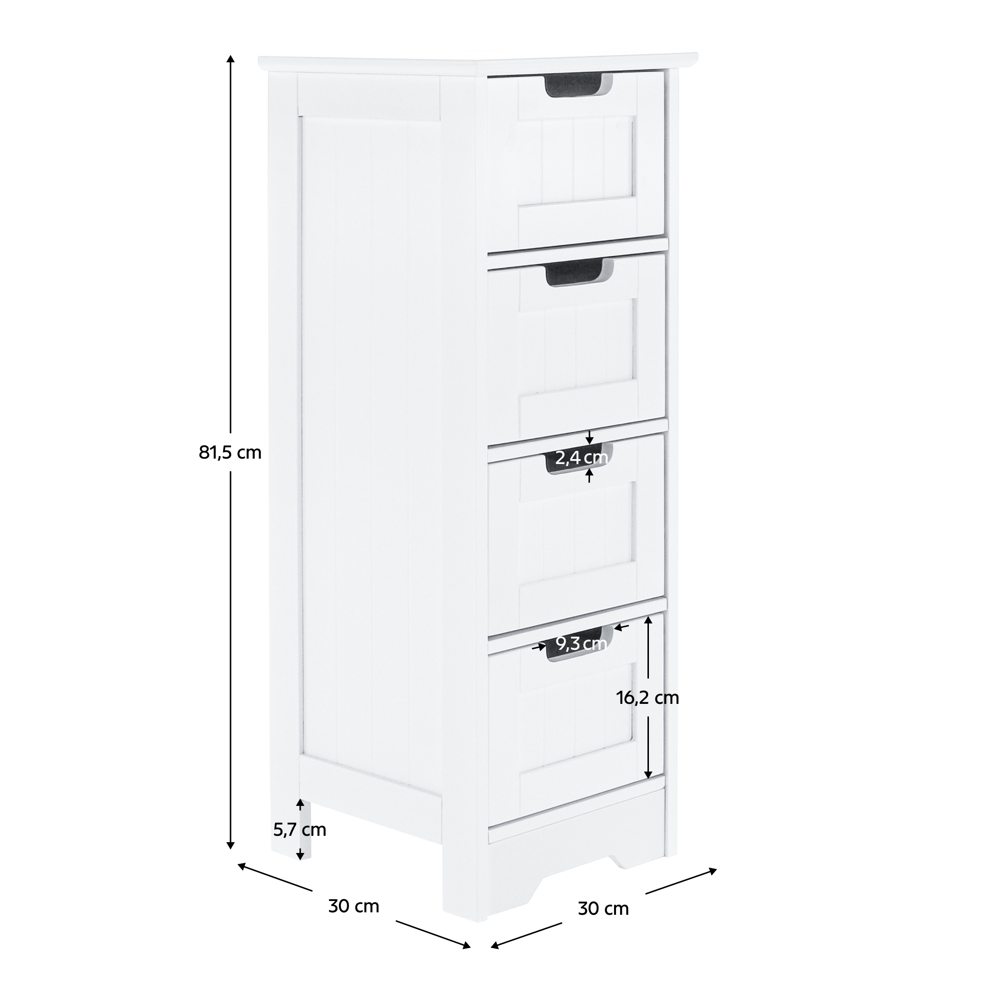 Mobilier baie ATENE, alb