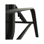 Scaun de gradina ATREO, negru / gri