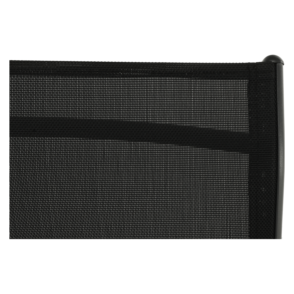 Scaun de gradina ATREO, negru / gri
