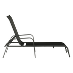 Scaun de gradina ATREO, negru / gri