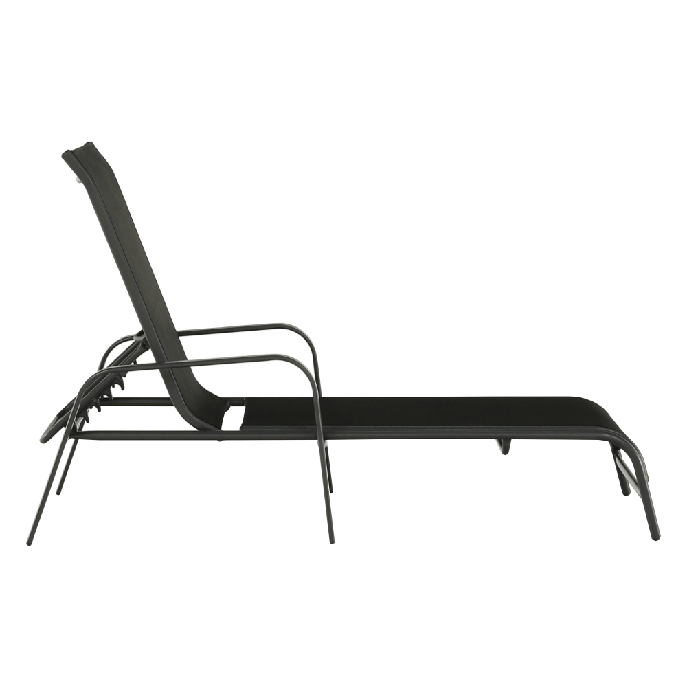 Scaun de gradina ATREO, negru / gri