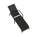 Scaun de gradina ATREO, negru / gri