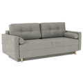 Canapea extensibila AURELIA, gri textil Queens
